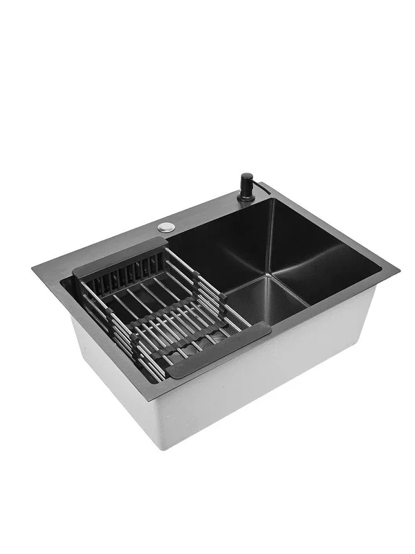 Кухонная мойка Wisent 60 WS36045BD/W02-114B/W405B/W302644B цвет Графит
