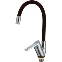 Смеситель для кухни Ростовская Мануфактура Сантехники SL137BL-016F Хром Черный цинк