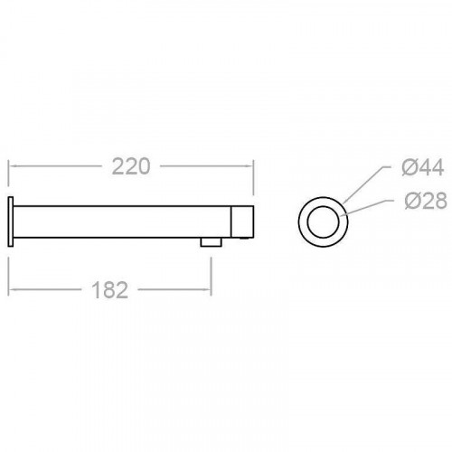 Кран для одного типа воды Ramonsoler SOLTRONIC 8120B Хром