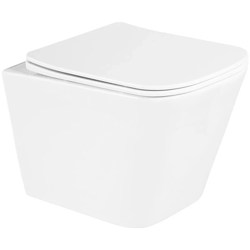 Комплект унитаза с инсталляцией BelBagno Due BB3103CHR/SC/BB002-80/BB005-PR-CHROME с сиденьем Микролифт и клавишей смыва Хром фаянс подвесной