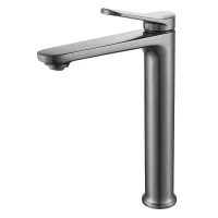 Смеситель для раковины Shevanik S43T S4311T цвет Оружейная сталь