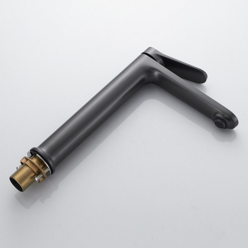 Смеситель для раковины Shevanik S43T S4311T цвет Оружейная сталь