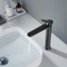 Смеситель для раковины Shevanik S43T S4311T цвет Оружейная сталь