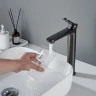 Смеситель для раковины Shevanik S43T S4311T цвет Оружейная сталь