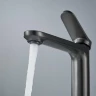 Смеситель для раковины Shevanik S43T S4311T цвет Оружейная сталь