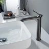 Смеситель для раковины Shevanik S43T S4311T цвет Оружейная сталь