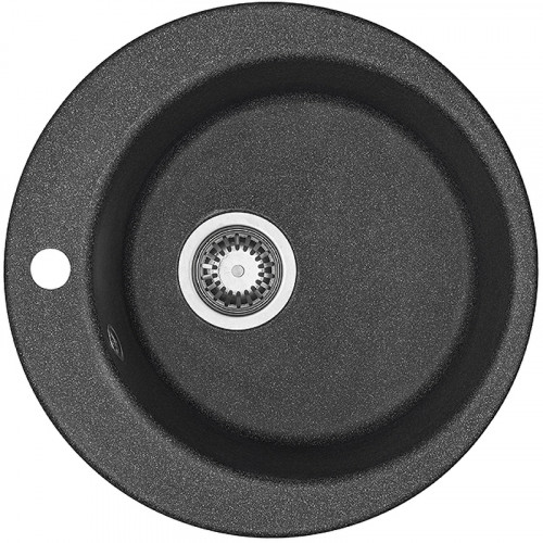 Кухонная мойка Aquaton Иверия 48 1A711032IV210 Графит искусственный камень (литьевой мрамор) встраиваемый