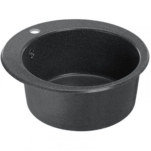 Кухонная мойка Aquaton Иверия 48 1A711032IV210 Графит искусственный камень (литьевой мрамор) встраиваемый