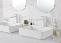 Смеситель для раковины Hansgrohe Metropol 32512700 Белый матовый латунь однорычажный
