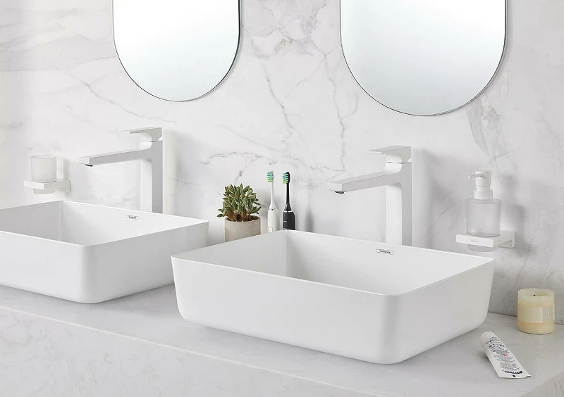 Смеситель для раковины Hansgrohe Metropol 32512700 Белый матовый латунь
