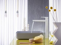 Смеситель для раковины Hansgrohe Metropol 32512700 Белый матовый латунь однорычажный