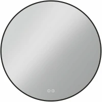 Зеркало Vincea 70 VLM-3DE700B-2 с подсветкой Черное с сенсорным выключателем с подогревом и диммером стекло