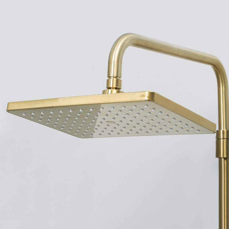 Душевая система WasserKRAFT Aisch A15501 Золото матовое латунь на стену