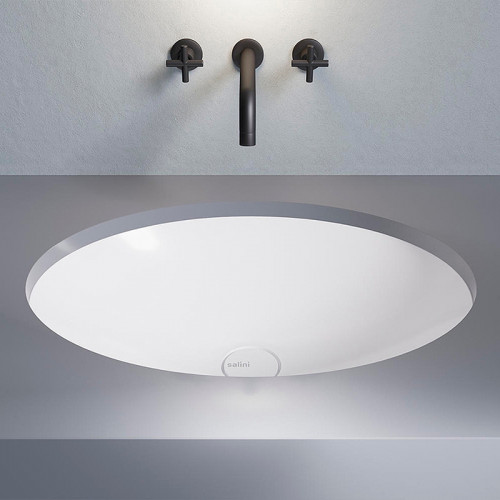 Раковина Salini Marea 11 55 1802211M Белая матовая искусственный камень (литьевой мрамор) встраиваемый