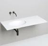 Раковина Salini Marea 11 55 1802211M Белая матовая искусственный камень (литьевой мрамор) встраиваемый