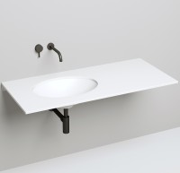Раковина Salini Marea 11 55 1802211M Белая матовая искусственный камень (литьевой мрамор) встраиваемый