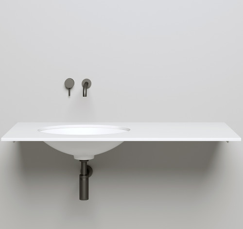 Раковина Salini Marea 11 55 1802211M Белая матовая искусственный камень (литьевой мрамор) встраиваемый