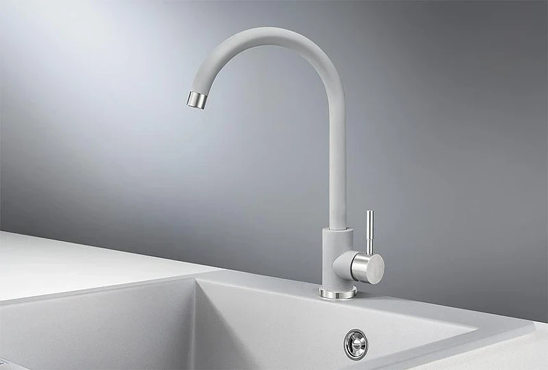 Смеситель для кухни Granula Standart ST-4031 цвет Алюминиум