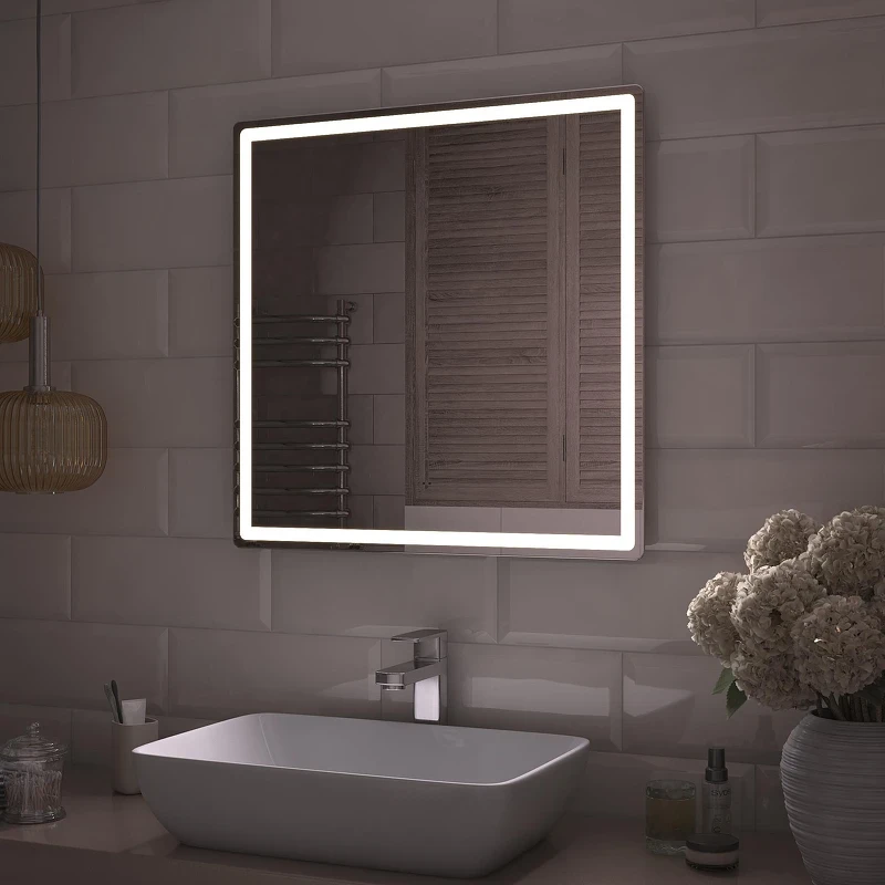 Зеркало Vigo Geometry Comfort 70 060 с подсветкой с бесконтактным выключателем и подогревом