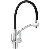 Смеситель для кухни Viko V-5522 Хром Черный латунь