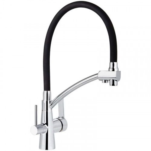 Смеситель для кухни Viko V-5522 Хром Черный латунь