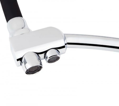 Смеситель для кухни Viko V-5522 Хром Черный латунь