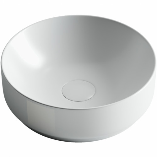 Раковина-чаша Ceramicanova Element 35 CN6006 Белая матовая фаянс накладная