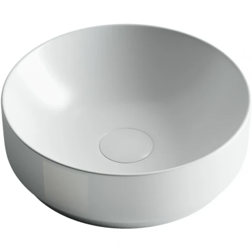 Раковина-чаша Ceramicanova Element 35 CN6006 Белая матовая фаянс накладная