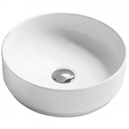 Раковина-чаша Ceramicanova Element 35 CN6006 Белая матовая фаянс накладная