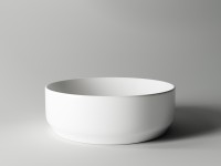 Раковина-чаша Ceramicanova Element 35 CN6006 Белая матовая фаянс накладная