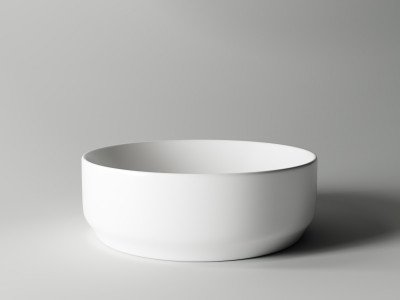 Раковина-чаша Ceramicanova Element 35 CN6006 Белая матовая фаянс накладная