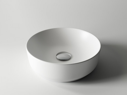 Раковина-чаша Ceramicanova Element 35 CN6006 Белая матовая фаянс накладная