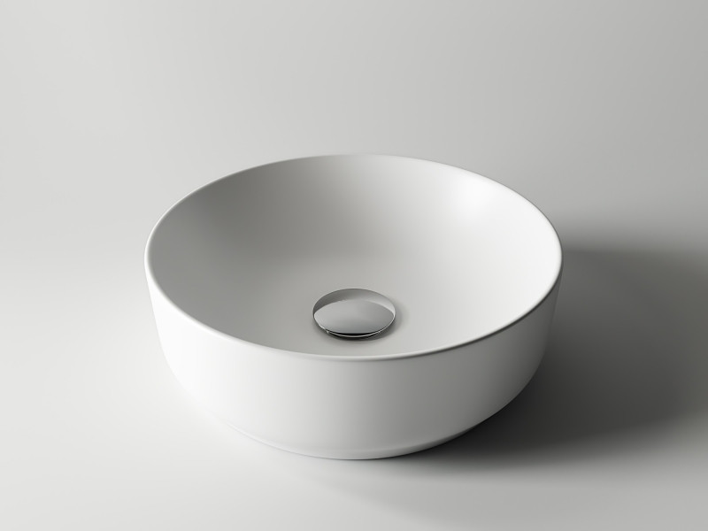 Раковина-чаша Ceramicanova Element 35 CN6006 Белая матовая фаянс накладная