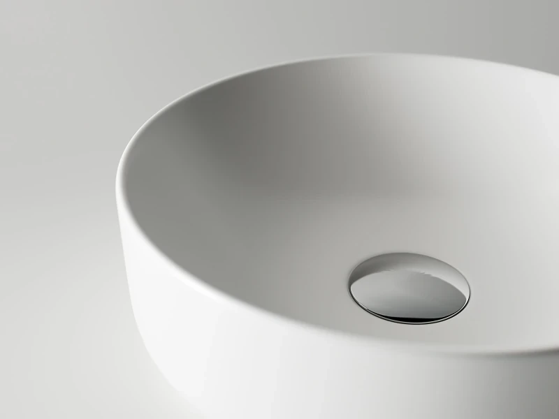 Раковина-чаша Ceramicanova Element 35 CN6006 Белая матовая фаянс накладная