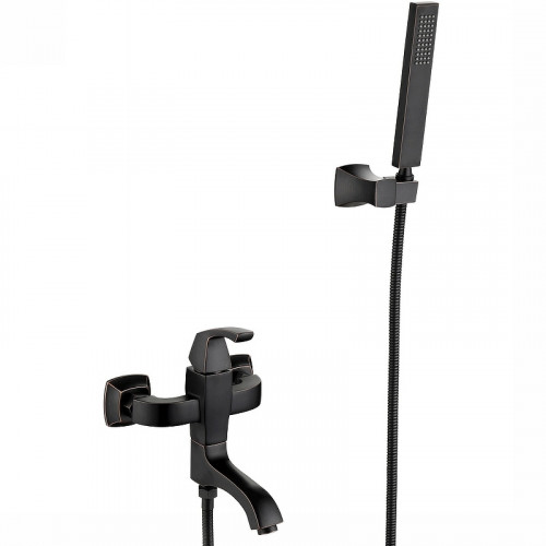 Смеситель для ванны Lemark Nubira LM6214ORB Черная бронза латунь на стену