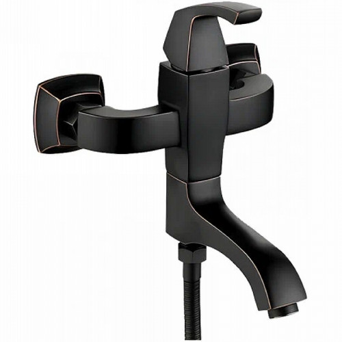 Смеситель для ванны Lemark Nubira LM6214ORB Черная бронза латунь на стену