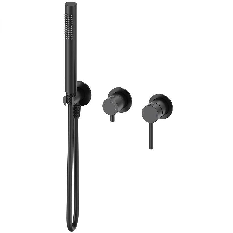 Смеситель для душа Wonzon & Woghand Stick WW-838017-MB цвет Черный матовый