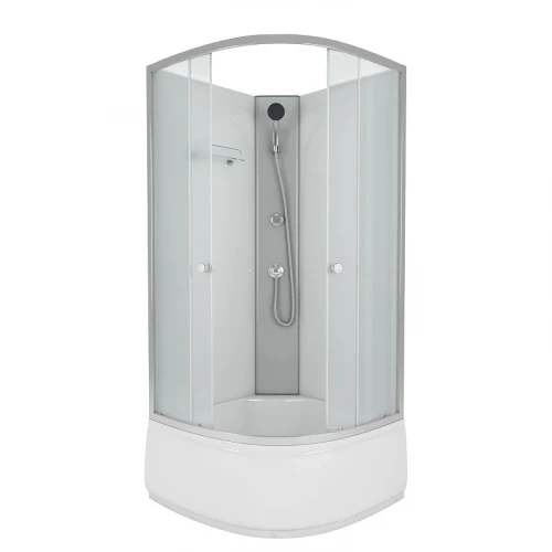 Душевая кабина Niagara Eco 80x80 E80/40/MT/BK без гидромассажа