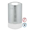 Душевая кабина Niagara Eco 80x80 E80/40/MT/BK без гидромассажа