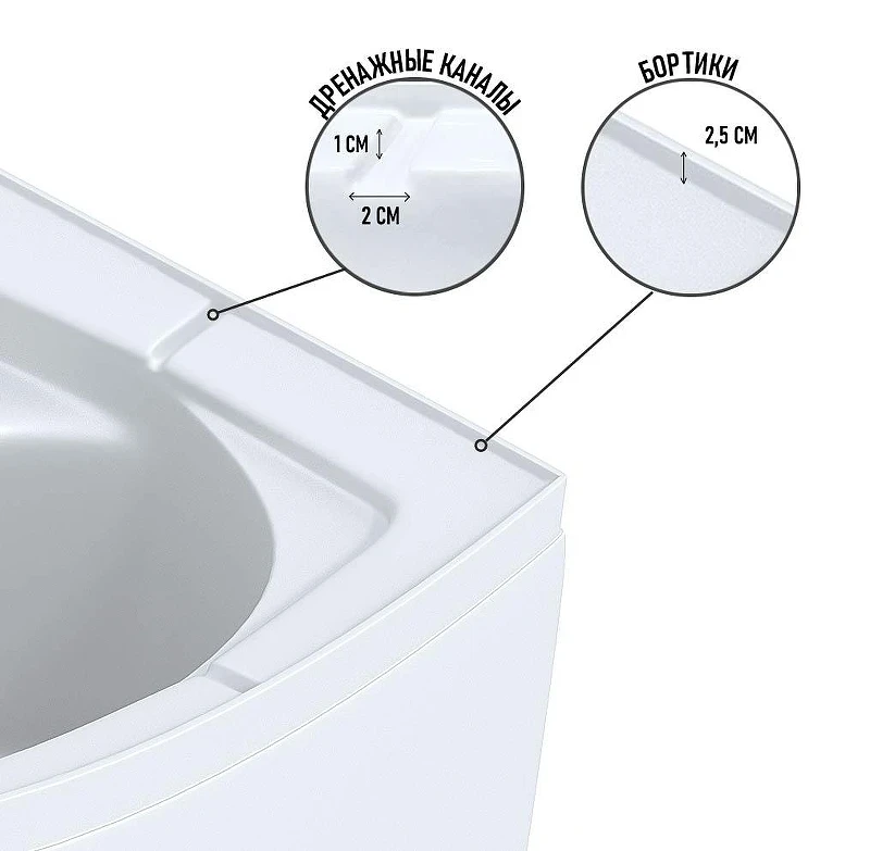 Душевая кабина Niagara Eco 80x80 E80/40/MT/BK без гидромассажа