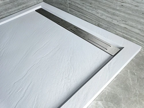 Душевой поддон из искусственного камня WeltWasser WW TRS 12080 STONE-WT 120x80 10000004373 Белый