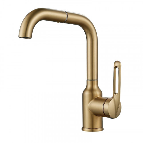 Смеситель для раковины Raffine F201G цвет Золотой сатин