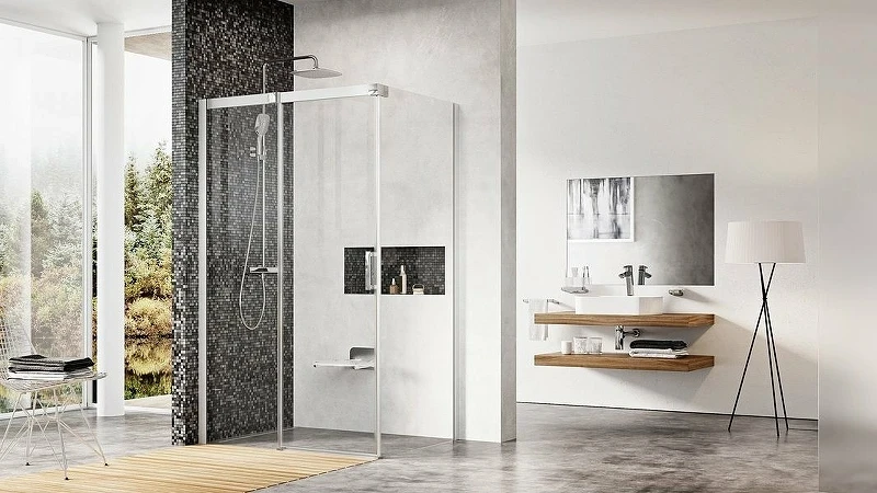 Душевой уголок Ravak Matrix MSDPS 120x80 L 0WLG4100Z1 профиль Белый стекло Transparent