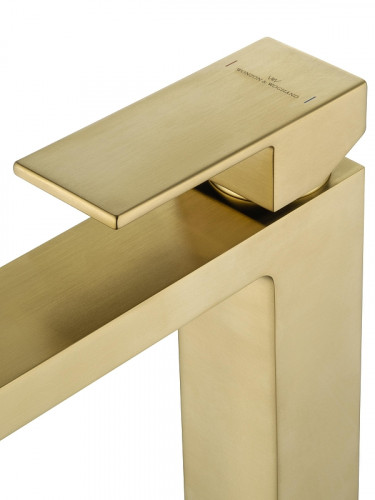 Смеситель для раковины Wonzon &amp; Woghand Cube WW-88239016-BG цвет Брашированное золото