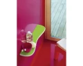 Керамическая полка Laufen Flora Kids 8.7703.1.072.000.1 Белая Зеленая