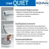 Унитаз AQUAme AQM2002L подвесной Белый глянец с сиденьем Микролифт фаянс подвесной