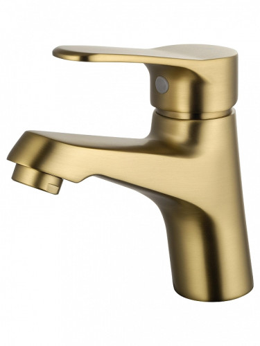 Смеситель для раковины Wonzon &amp; Woghand WW-A40212-BG цвет Брашированное золото