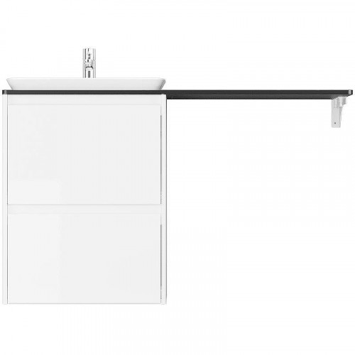 Тумба под раковину Velvex Klaufs 56 tpKLA.56.50.2Y-616.216 подвесная Белая