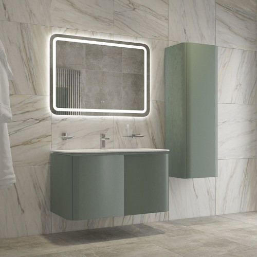 Зеркало Cezares Stylus 110 CZR-SPC-STYLUS-1100-700-TCH-WARM с подсветкой с сенсорным выключателем и подогревом стекло