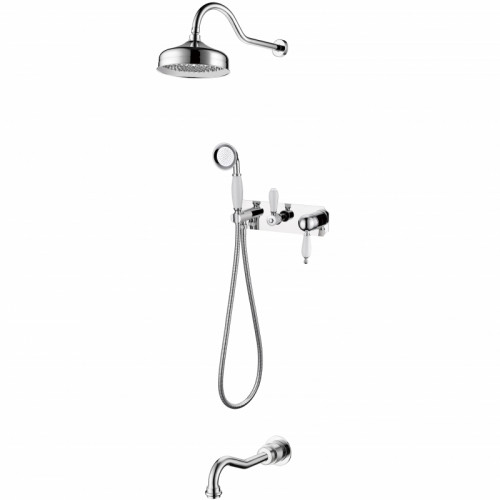 Душевая система Boheme Tradizionale Chromo 268 Хром латунь на стену